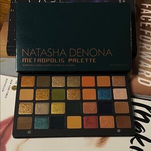 Natasha Denona Metropolis Palette - Gold, Green, Blue, Orange Hues